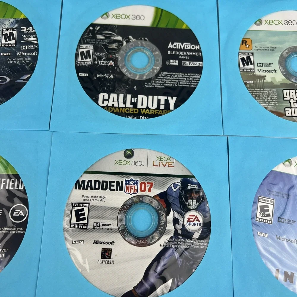 Multi Platform Loose Discs Video Game - Lot Of 50 - AS IS Untested Scratches #3